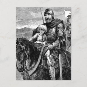 Medieval Knight Briefkaart