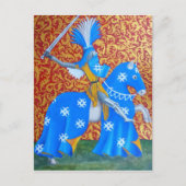 Medieval Knight Briefkaart (Voorkant)