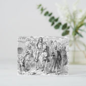 Medieval Knight Briefkaart (Staand voorkant)