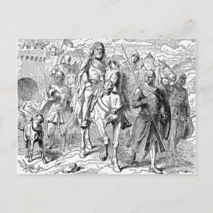 Medieval Knight Briefkaart