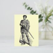 Medieval Knight Briefkaart (Staand voorkant)