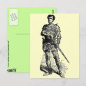 Medieval Knight Briefkaart (Voorkant / Achterkant)