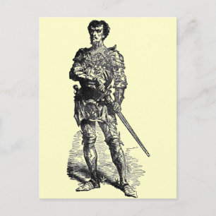 Medieval Knight Briefkaart