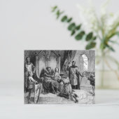 Medieval Knight Briefkaart (Staand voorkant)