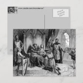 Medieval Knight Briefkaart (Voorkant / Achterkant)