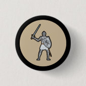 Medieval Knight Button (Voorkant)
