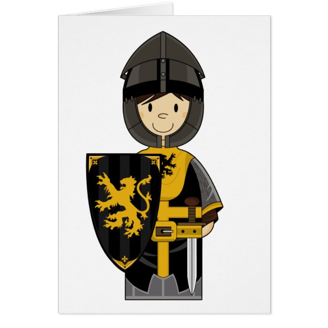 Medieval Knight Card (Voorkant)