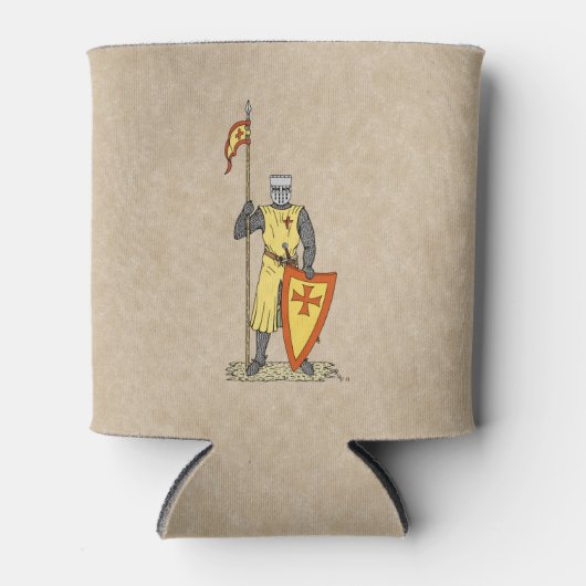 Medieval Knight Early 13th Century Blikjeskoeler (Voorkant)