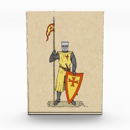 Medieval Knight Early 13th Century Fotoblokken (Voorkant)