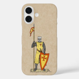 Medieval Knight Early 13th Century Hoesje-Mate iPh iPhone 16 Hoesje