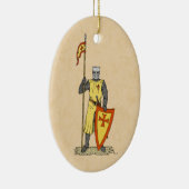 Medieval Knight Early 13th Century Keramisch Ornament (Rechts)