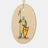 Medieval Knight Early 13th Century Keramisch Ornament (Links)