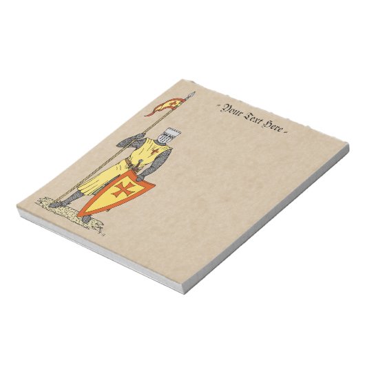 Medieval Knight Early 13th Century Notitieblok (Linkerzijde)