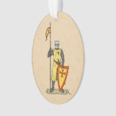 Medieval Knight Early 13th Century Ornament (voorkant)