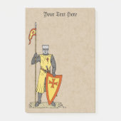 Medieval Knight Early 13th Century Post-it® Notes (Voorkant)