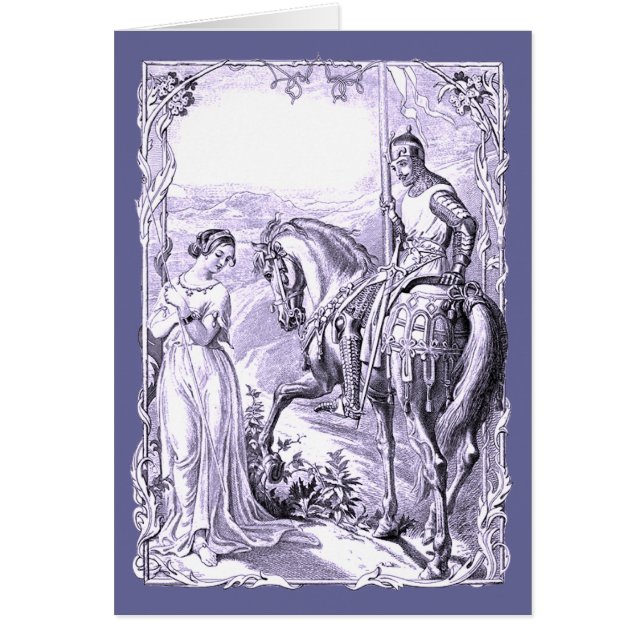 Medieval Knight en Lady (Voorkant)