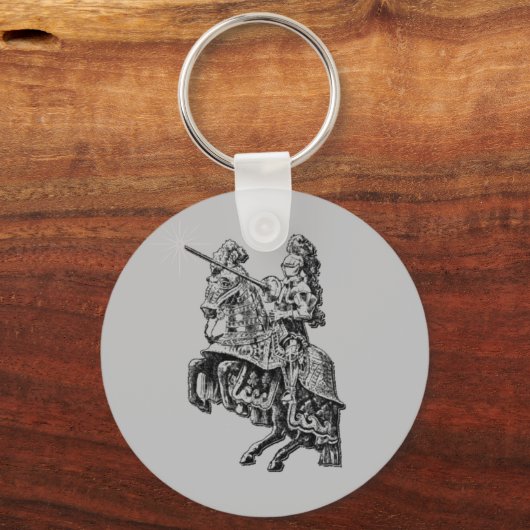Medieval Knight Fantasy Sleutelhanger (Voorkant)