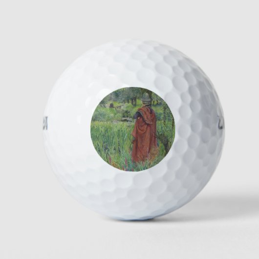Medieval Knight (Idylls van de koning) Golfballen (Voorkant)