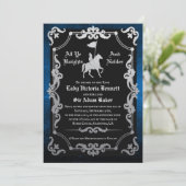 Medieval Knight Jousting Weddenschap Kaart (Staand voorkant)