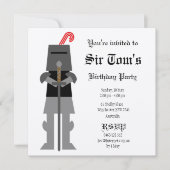 Medieval Knight Kaart (Voorkant)