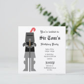 Medieval Knight Kaart (Staand voorkant)