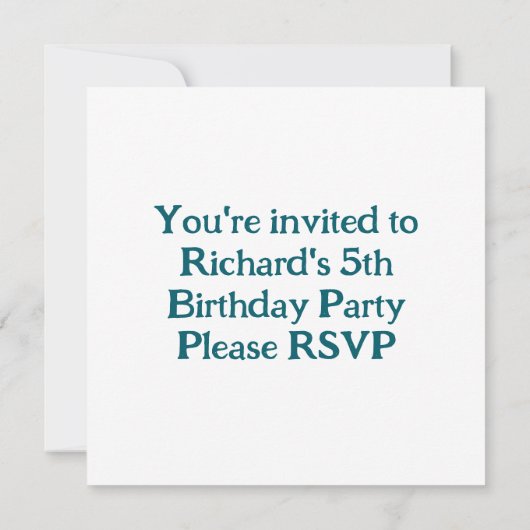 Medieval Knight Kaart (Achterkant)