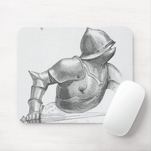 Medieval Knight Muismat (Met muis)