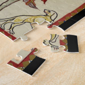 Medieval Knight naar voren gericht Legpuzzel (Zijkant)