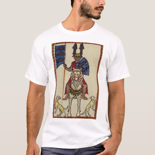 Medieval Knight naar voren gericht T-shirt (Voorkant)