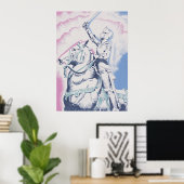 Medieval Knight Poster (Thuiskantoor)