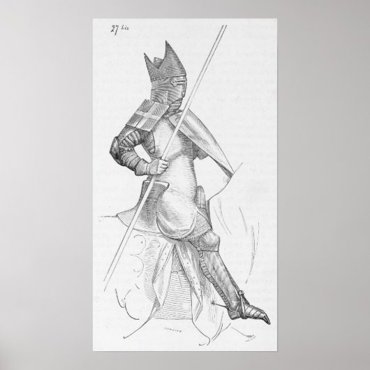 Medieval Knight Poster (Voorkant)
