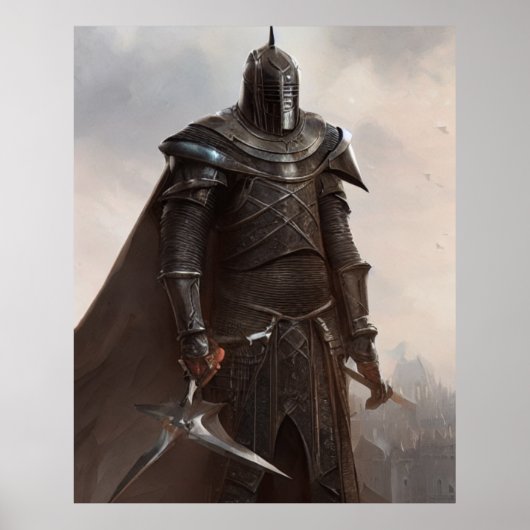 Medieval Knight Poster (Voorkant)