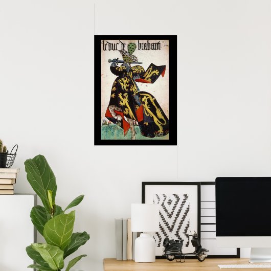 Medieval Knight Poster (Thuiskantoor)