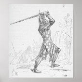 Medieval Knight Poster (Voorkant)