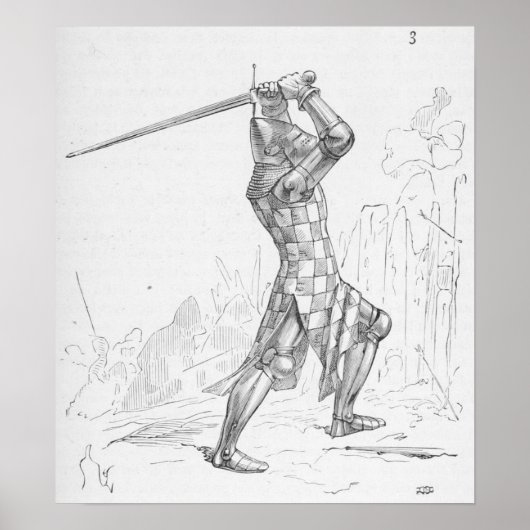 Medieval Knight Poster (Voorkant)