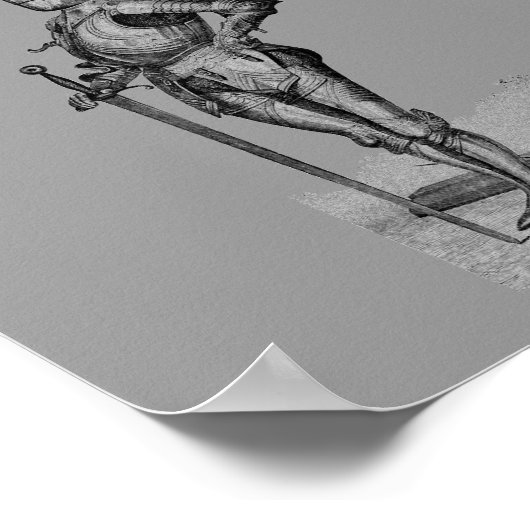 Medieval Knight Poster (Hoek)