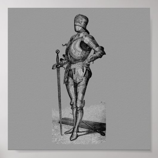 Medieval Knight Poster (Voorkant)