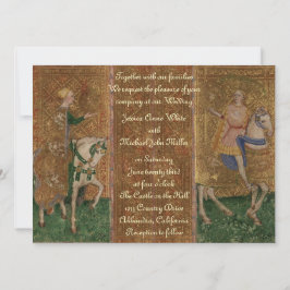 Medieval Knight Renaissance Fantasy Wedding Kaart