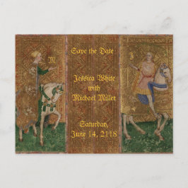 Medieval Knight Renaissance Historische Fantasy Aankondigingskaart