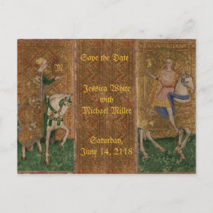 Medieval Knight Renaissance Historische Fantasy Aankondigingskaart