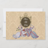 Medieval Knight Save the Date Cards (Voorkant)