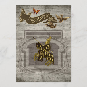 Medieval Knight Save the Date Cards