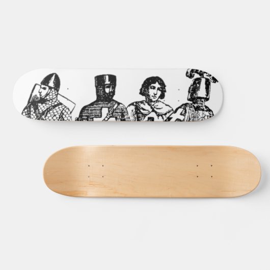 Medieval Knight Skateboard (Horizontaal)