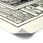 Medieval Knight Slay Dragon door W. Crane Poster (Hoek)