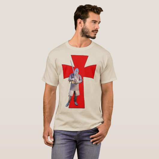 Medieval Knight T-shirt (Voorkant volledig)