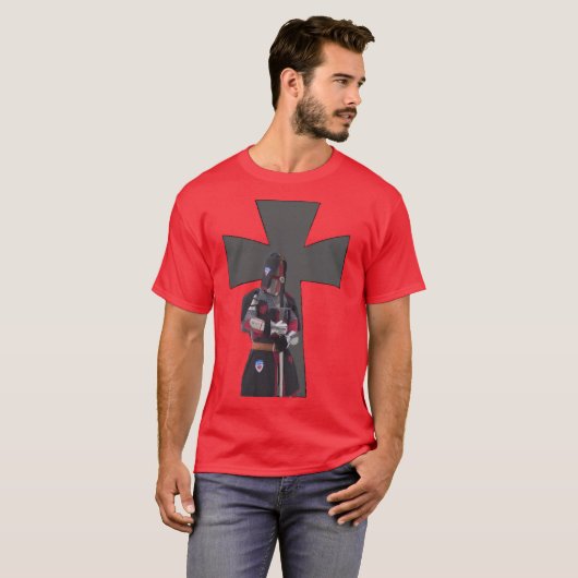 Medieval Knight T-shirt (Voorkant volledig)