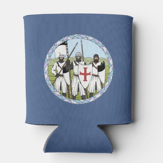 Medieval Knight Templar Blikjeskoeler (Achterkant)