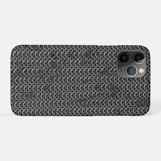 Medieval Knight Templar Chain-Mail effect Case-Mate iPhone Case (Achterkant (horizontaal))