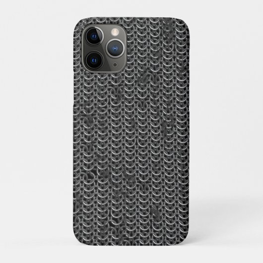 Medieval Knight Templar Chain-Mail effect Case-Mate iPhone Case (Achterkant)
