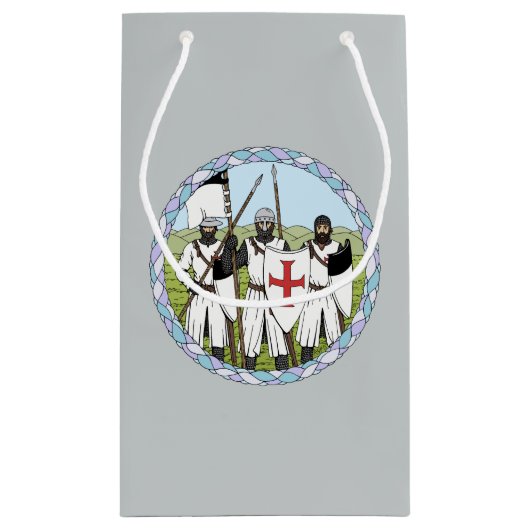 Medieval Knight Templar Klein Cadeauzakje (Achterkant)